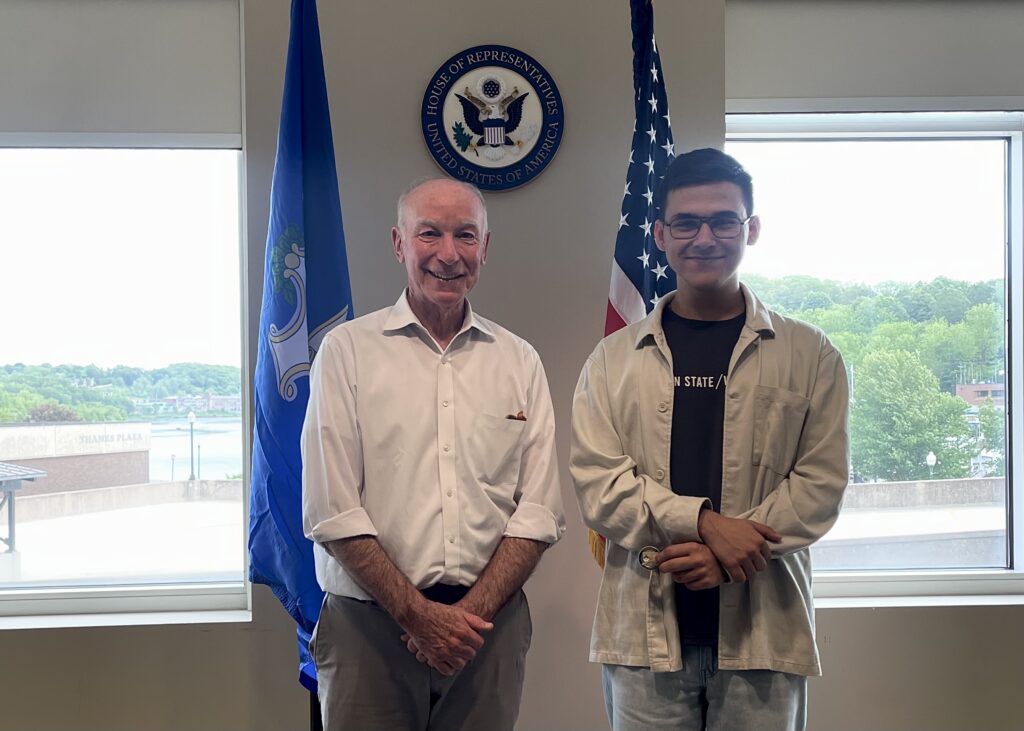Young Ukrainian Innovators Meet Congressman Joe Courtney